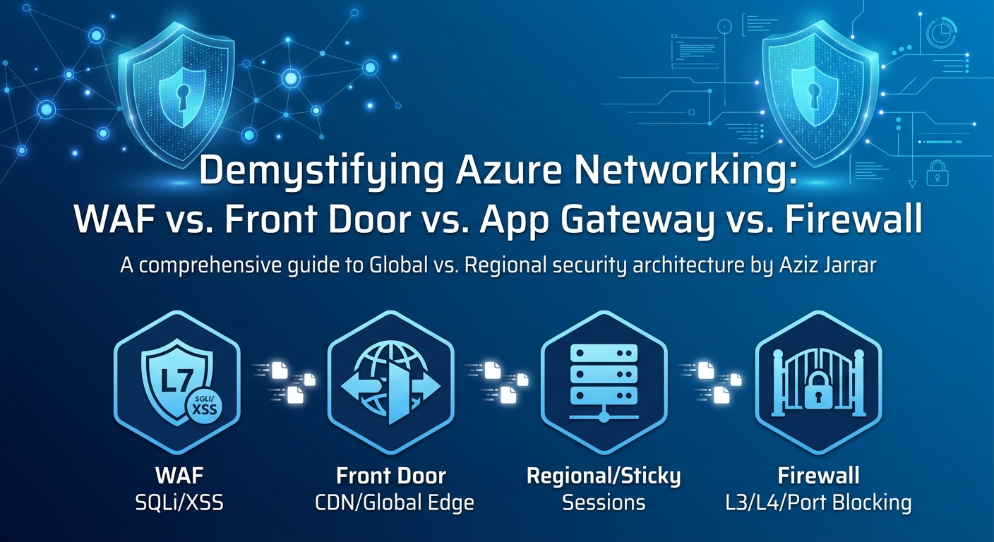 Demystifying Azure Networking: WAF vs. Front Door vs. App Gateway vs. Firewall