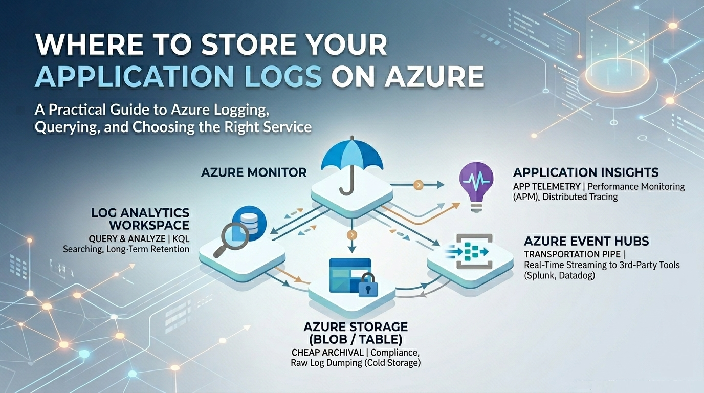 Where to Store Your Application Logs on Azure
